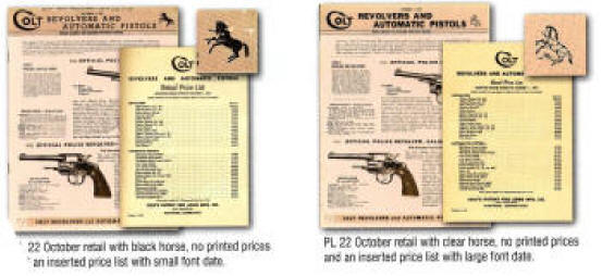Ogle's 1941 catalogs with black and clear horse images
