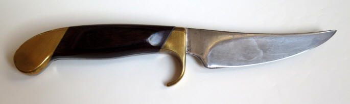 Colt U1120 General Purpose knife with a 4.5 in. blade and rosewood handle