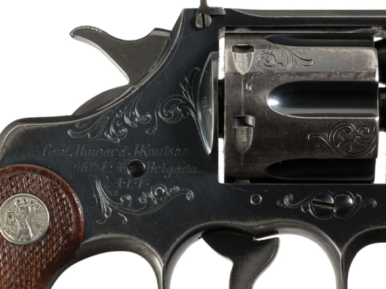 Engraved revolver of tex winchester c.1931