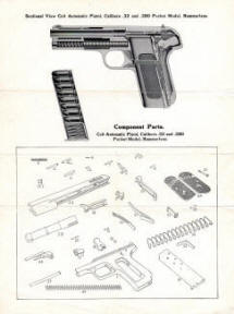 Colt M1908, .32 & .380 Hammerless Automatic Pistol instructions, page 2