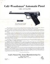Colt 1942 woodsman automatic pistol