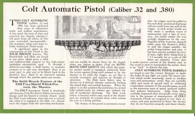 A-42R "The Colt Automatic Pistols, Pocket Model, Hammerless" -2