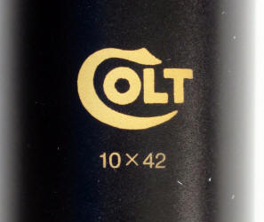 Colt logo and 10 x 42