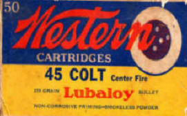Western Colt .45 ammo box